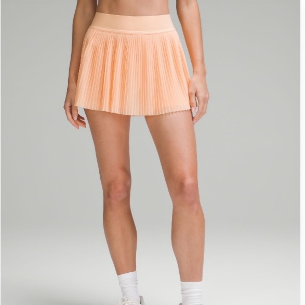lululemon mesh pleat skirt